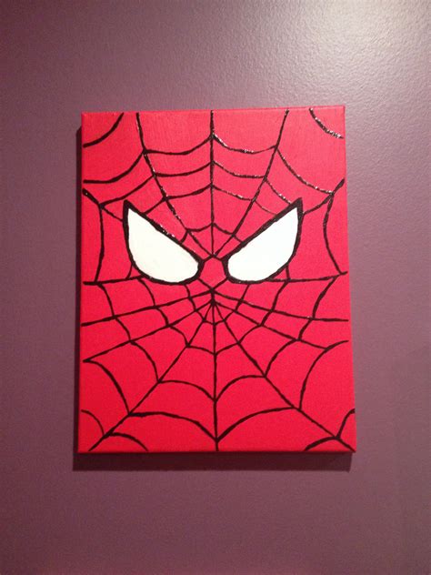 Spider Man Spiderman Canvas Art Small Canvas Art Spiderman Painting