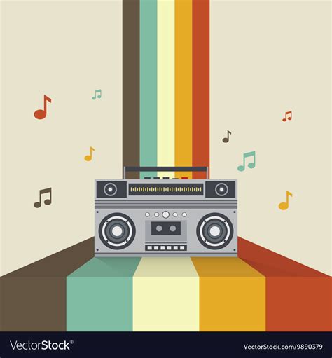 Retro Boombox Clipart