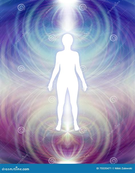 Human Energy Body Aura Chakra Energy Royalty Free Stock Photo