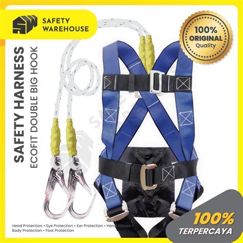 Jual Safety Harness Full Body Belt Climbing Ecofit Double Big Hook