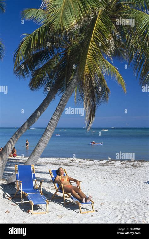 Smathers Beach Key West Florida Keys Florida USA Stock Photo Alamy