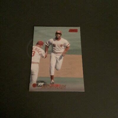 Joe Morgan Topps Stadium Club Red Foil Cincinnati Reds Ebay