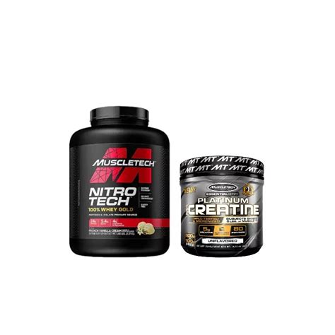 Muscletech Nitro Gold 5lb Vainilla Mas Creatina Platinum 400gr