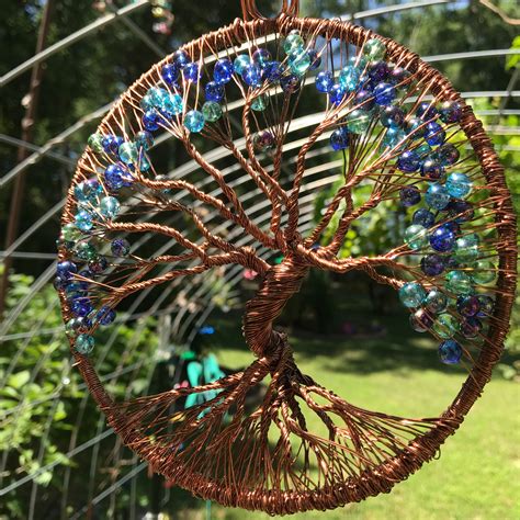 6 Inch Handmade Copper Wire Tree Of Life One Of A Etsy