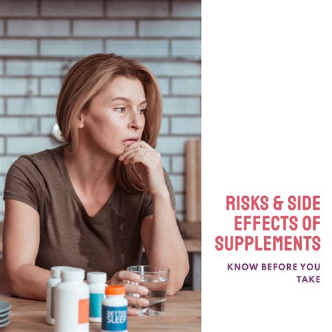 Risks And Side Effects Of Supplements