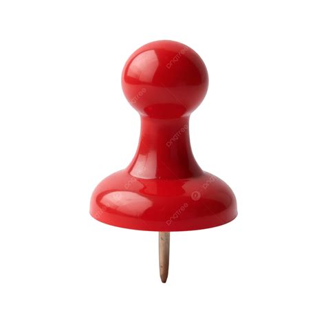 vertical red push pin  sharp tip red push pin vertical pin png