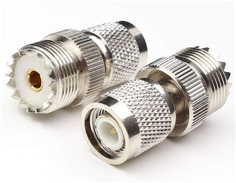 Maxmoral Uhf Male To Tnc Female Pl 259 Pl259 Connector Rf Coax Coaxial Adapter