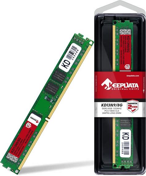 Memória Ram Para Desktop Ddr3 8gb 1333mhz Keepdata Kd13n9 8g Amazon