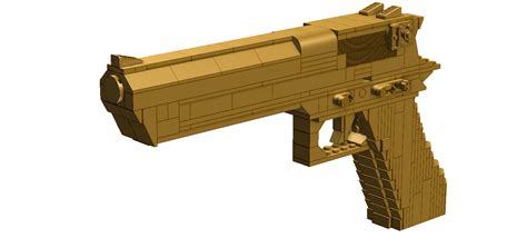 Lego Golden Desert Eaglecredits To Jims Lego Guns For The Grip Legoguns