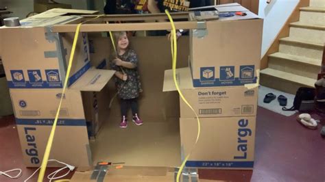 Cardboard Castle Big Box Forts Youtube