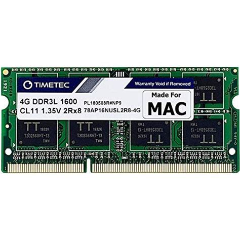 Timetec Hynix Ic Gb Gbx Mac Ddr L Mhz Pc L Sodimm