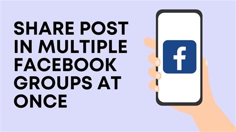 How To Share Post In Multiple Facebook Groups At Once Quick Easy