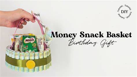 Diy Money T Basket Money Snack Basket T Idea Money Hampers