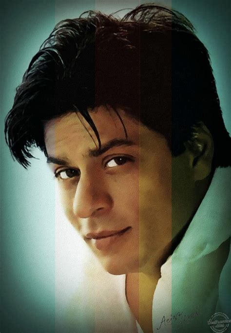 Digital Painting of Shahrukh Khan - Desi Painters