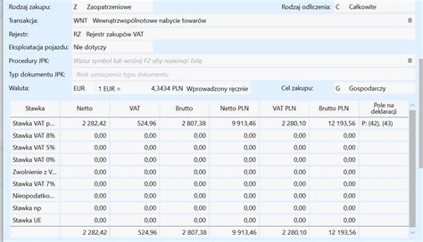 Schemat Dekretacji Walutowej Rewizor Nexo Forum Insert