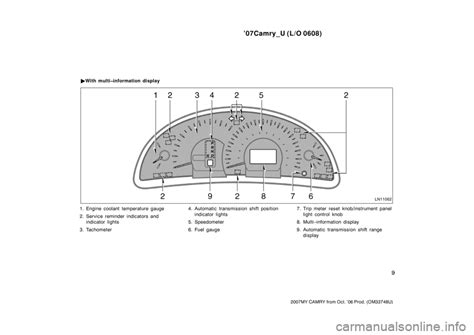 Toyota Camry 2007 Xv40 8g User Guide 428 Pages