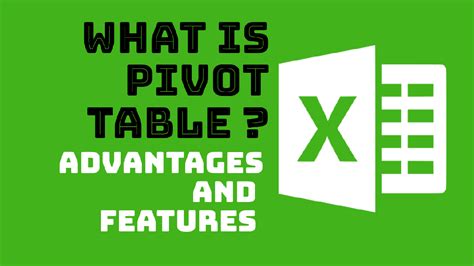 What is Pivot Table? Its Advantages and Features 2020 Latest » Tech Purush