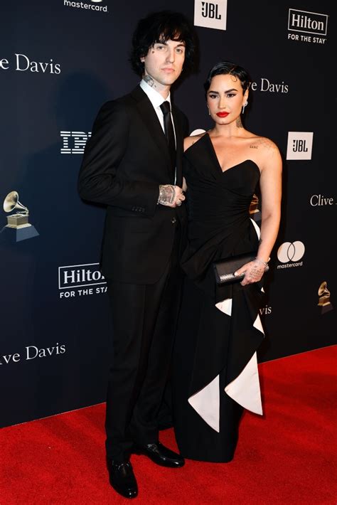 Demi Lovato And Boyfriend Jordan Lutes Attend The Pre Grammy Gala 2023