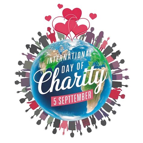 Celebration International Day Of Charity Premium Ai Generated Image