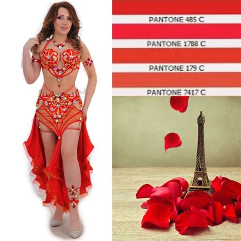 Red Belly Dance Costume Collection By Aida Aida Style