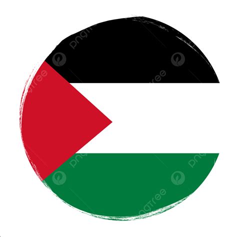 Palestine Flag Clipart Vector Circle Palestine Flag Freedom The Best