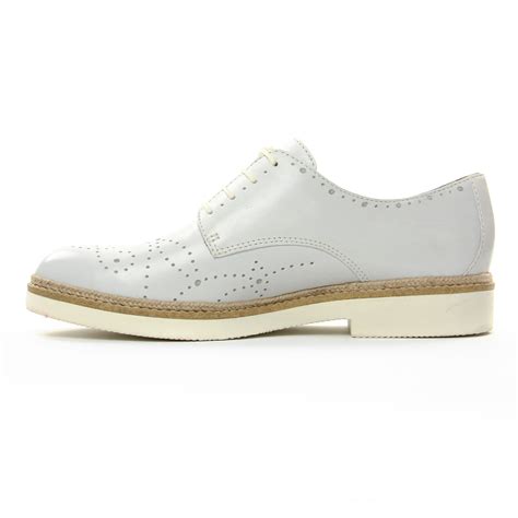 Tamaris 23742 White derbys blanc printemps été chez TROIS PAR 3