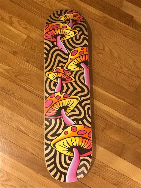 Custom Hand Painted Skateboard Decks Artofit