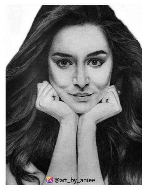 Shraddha Kapoor Pencil Drawing