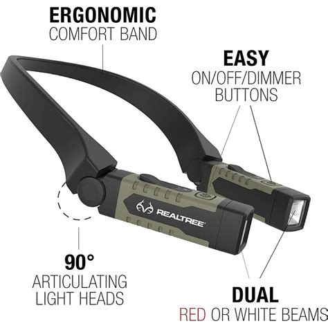 Ezred Realtree Anywear Usb Rechargeable Led Neck Light Fishusa