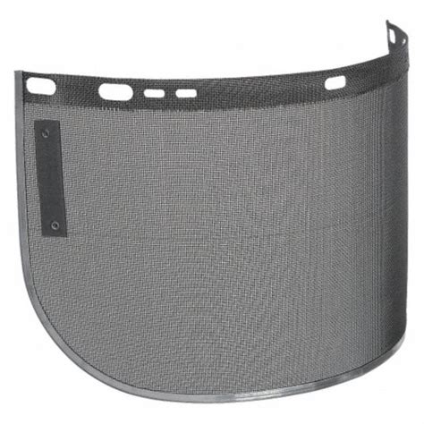 Jackson Safety Face Shield Black Steel Mesh 8 In Visor Ht 15 5 In Visor Wd 33uz95 29055