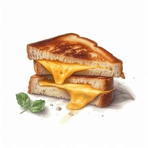 Premium Photo Grilled Cheese Sandwiches Topped With Butter Or