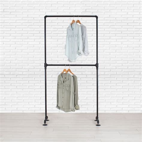 Garment Rack Clothing Rack Clothes Rack Industrial Pipe Etsy