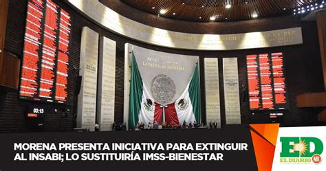 Morena Presenta Iniciativa Para Extinguir Al Insabi Lo Sustituir A