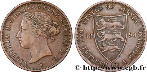 JERSEY 1 12 Shilling Victoria 1894 Fwo 833253 Monde