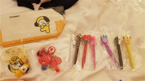 BT21 Pen And Key Chains Hobbies Toys Stationery Craft Stationery