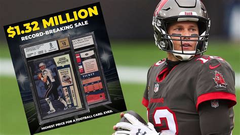 Rekord Millionen Dollar F R Rookie Card Von Brady