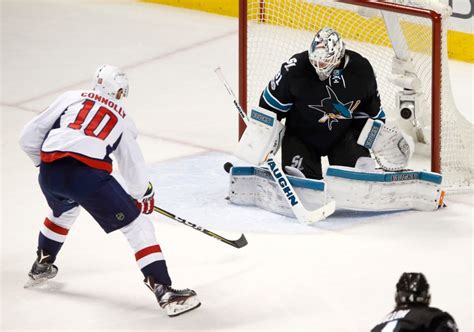 Logan Couture Scores Twice As Sharks Top Capitals 4 2