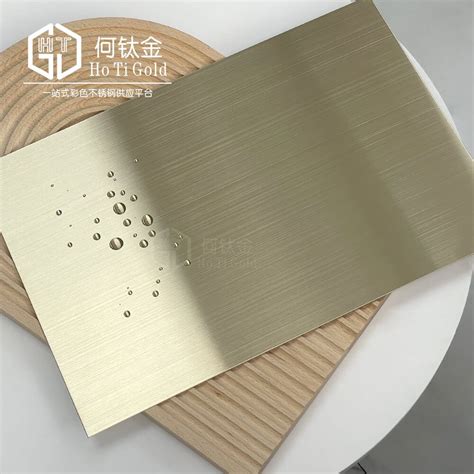 Hairline Bronze Stainless Steel Sheet Hotigold