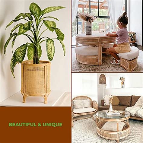 Snapklik Width Natural Square Rattan Wicker Cane Webbing Roll