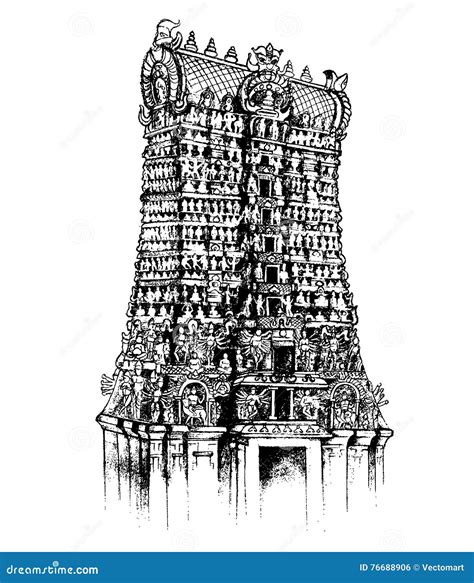 Madurai Tamil Nadu South India Meenakshi Temple Artistic Hand