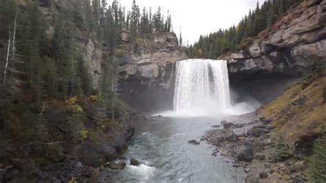 Kakwa Falls In Alberta Canada 4k Drone Video Youtube