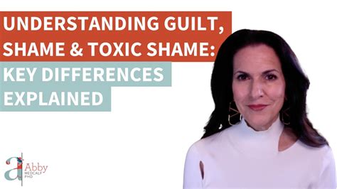 Understanding Guilt Shame TOXIC SHAME Key Differences Explained