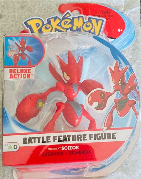 Scizor Blaziken Battle Feature Figure WCT Original Deluxe Action 11CM