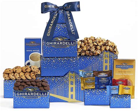 chocolate gifts, Ghirardelli Tower Gift Tower | 365 Gift Guide