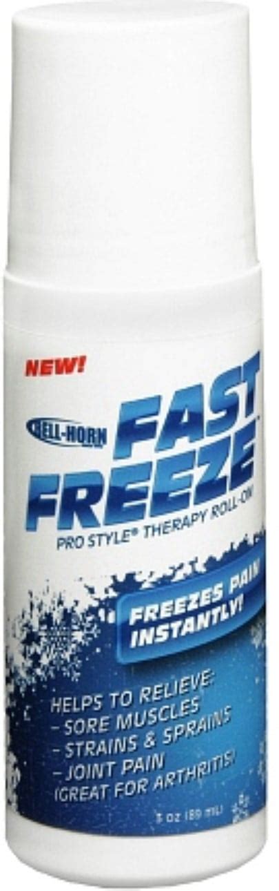 Fast Freeze Pain Relief Roll On 3 Oz Pack Of 2