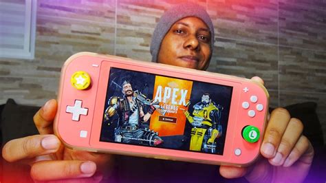 Apex Legends Fritando O Nintendo Switch Lite Ta Bonito E Rodando Bem