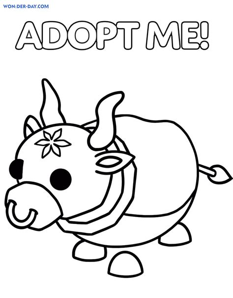 Adopt Me Coloring Pages Wonder Day