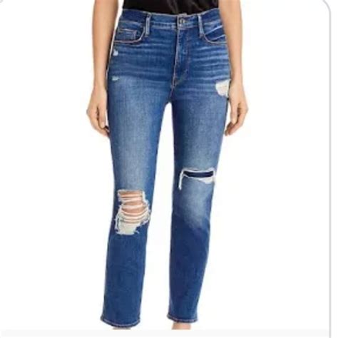 Frame Denim Jeans Nwt Frame Le Sylvie Slender Straight Crop In