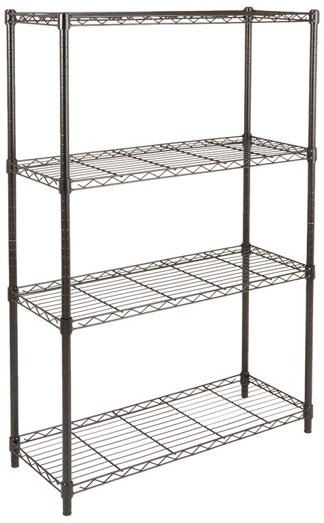 Amazon Basics 4 Shelf Adjustable Heavy Duty Storage Shelving Unit 350