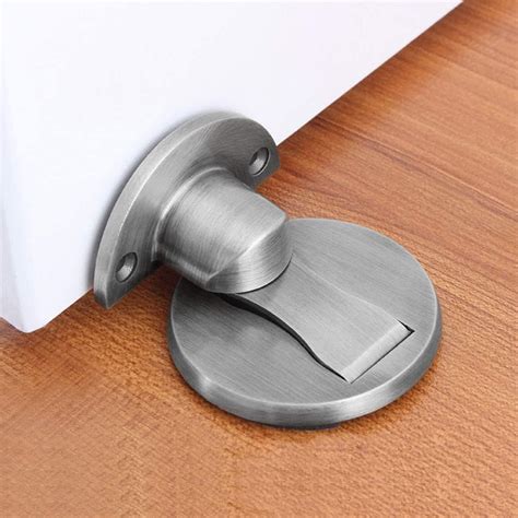 Magnetic Door Stop Invisible Magnetic Door Stopperbrushed Satin